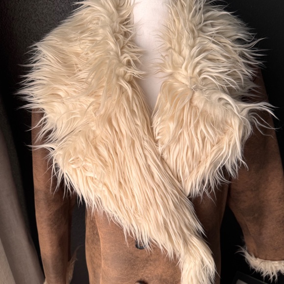 Simon Miller Faux Shearling Jetz Coat - Picture 4 of 8